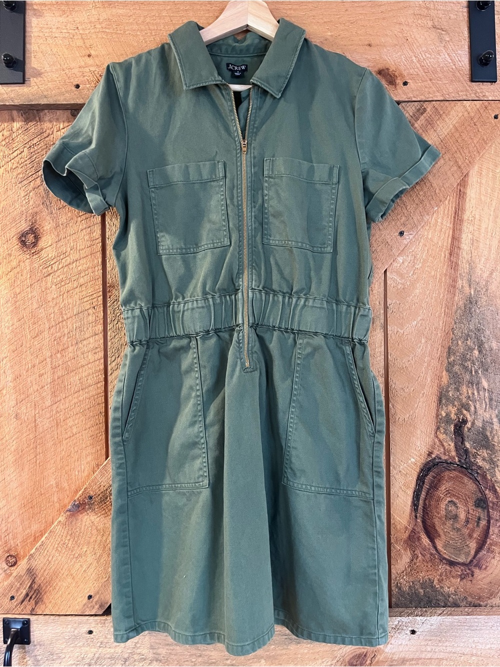 JCrew Utility Dress- Size 8
